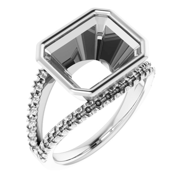 Bezel-Set Accented Ring