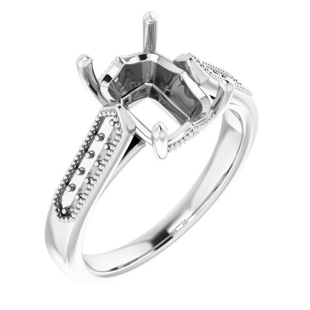 Accented Engagement Ring