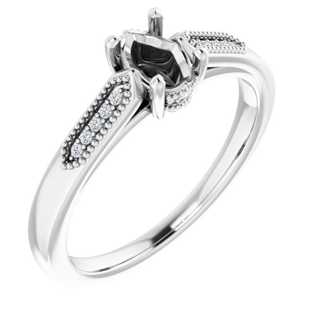 14k White Gold