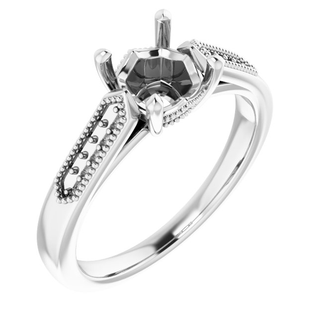Accented Engagement Ring