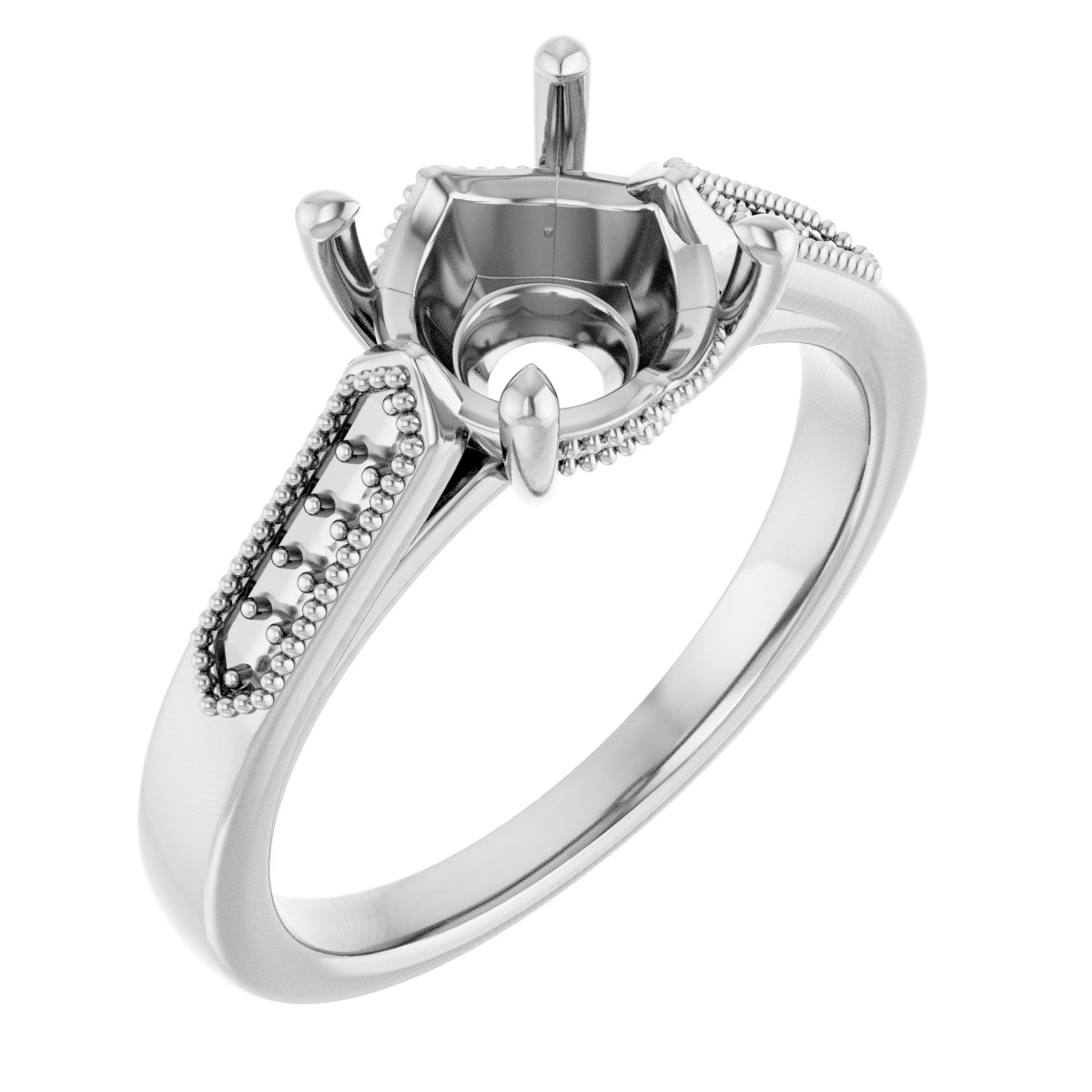 Accented Engagement Ring