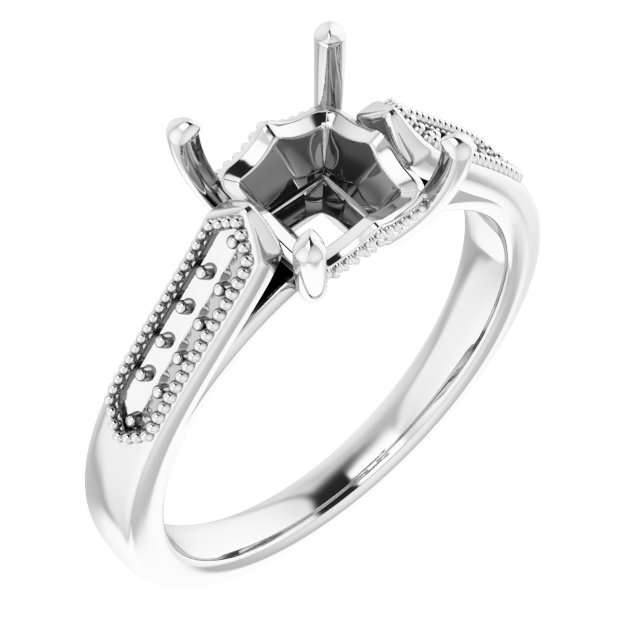 Accented Engagement Ring
