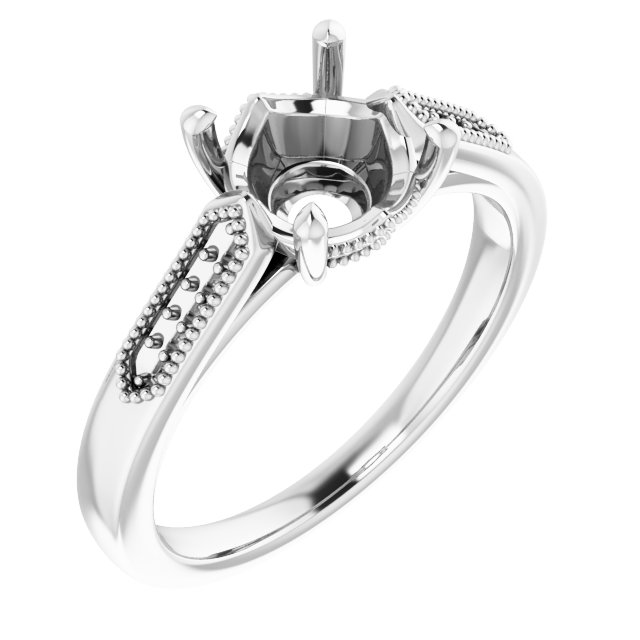 Accented Engagement Ring