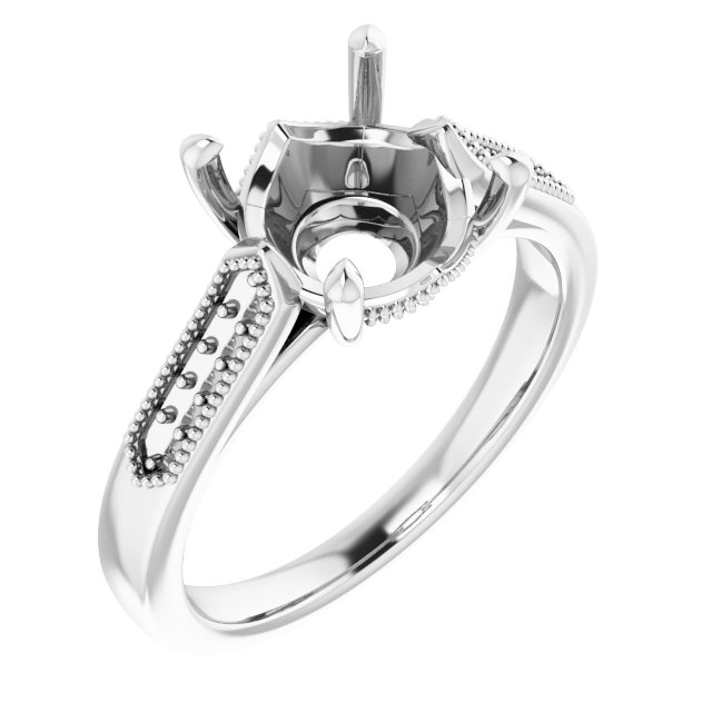Accented Engagement Ring