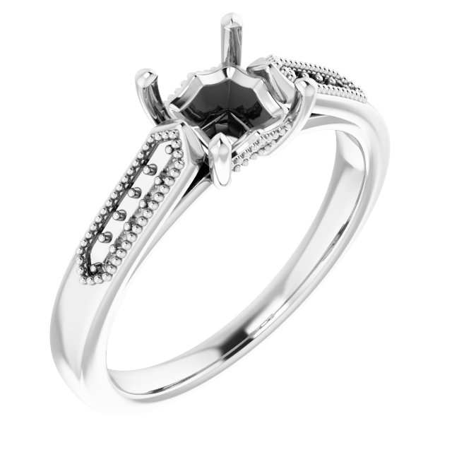 Accented Engagement Ring