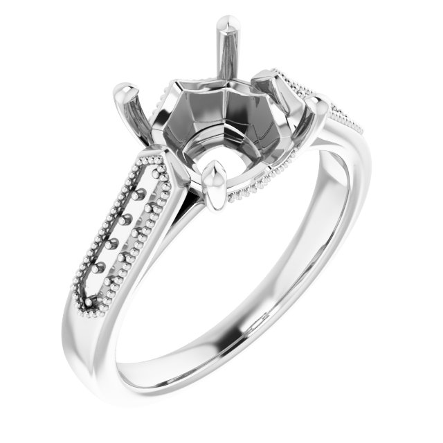 Accented Engagement Ring