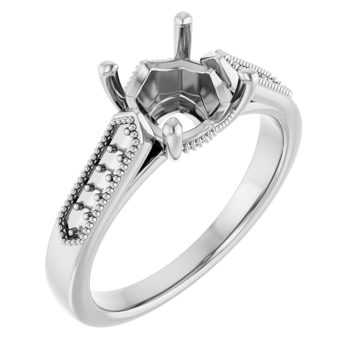 Accented Engagement Ring