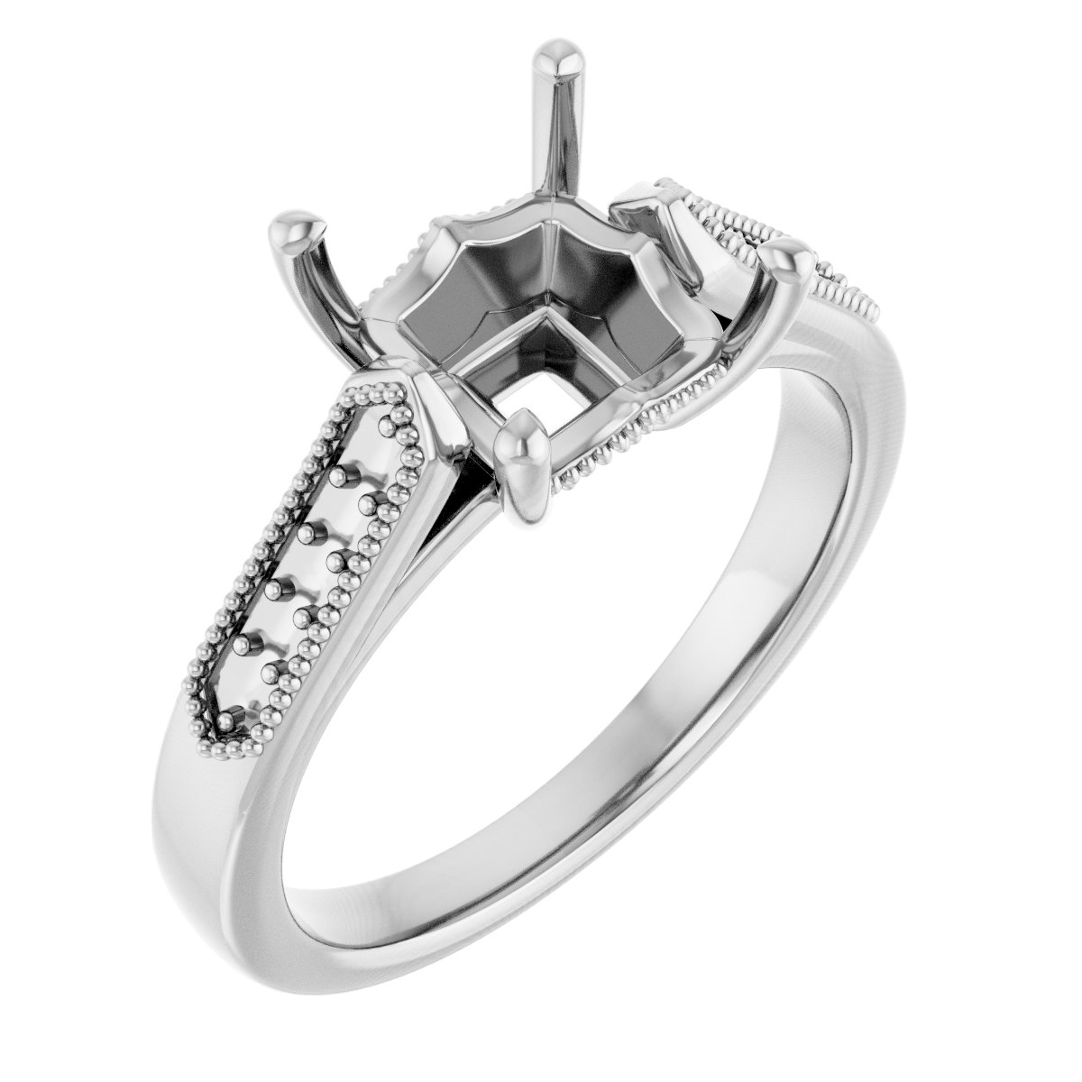 Accented Engagement Ring