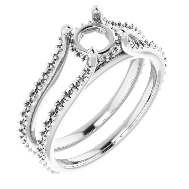 Accented Engagement Ring