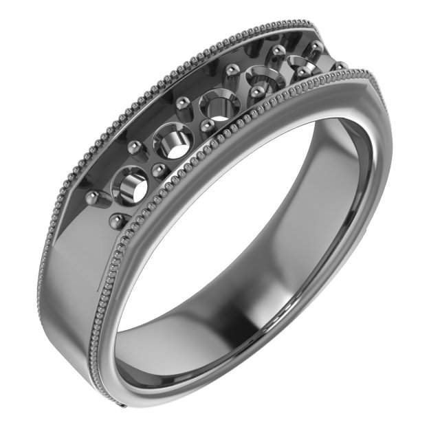 14K Rose .75 CTW Diamond Mens Ring Ref 14769494