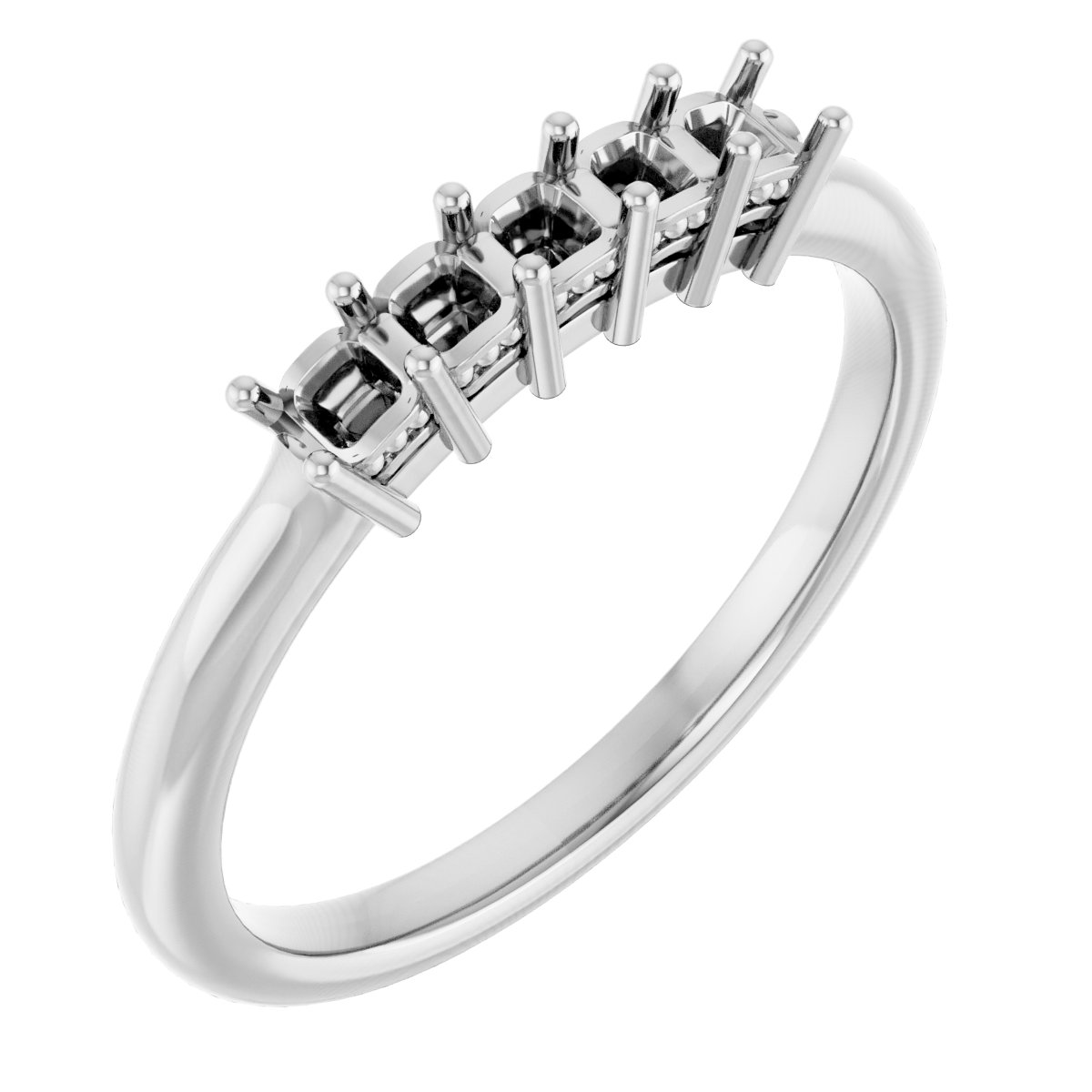 14K White 1/3 CTW Natural Diamond Anniversary Band