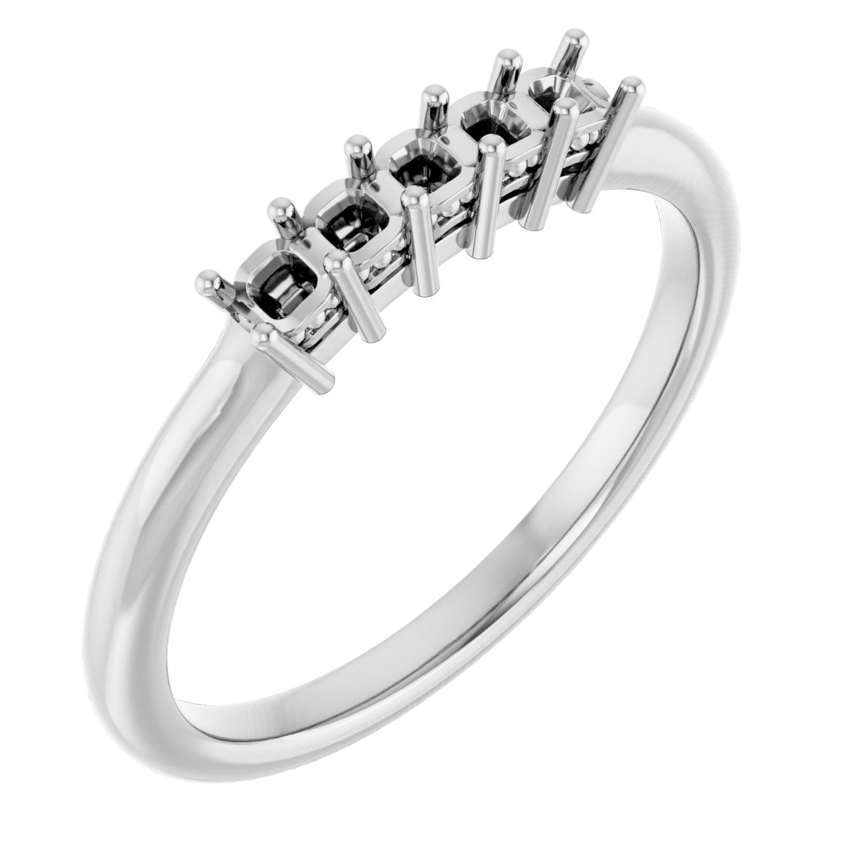 14K White 1/4 CTW Natural Diamond Anniversary Band