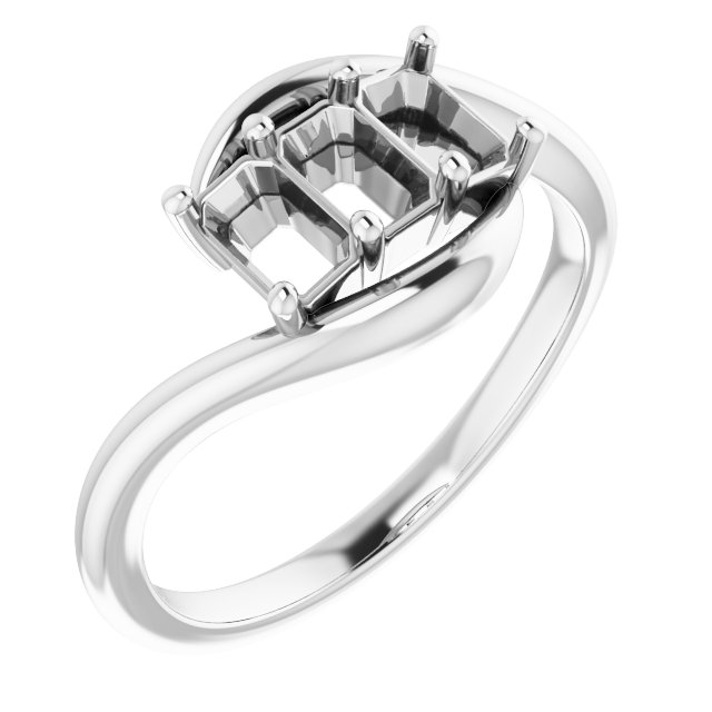 Three-Stone Bypass Ring