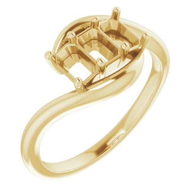 Three-Stone Bypass Ring