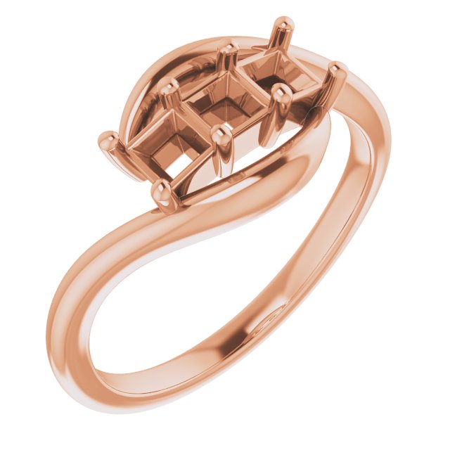 Three-Stone Bypass Ring