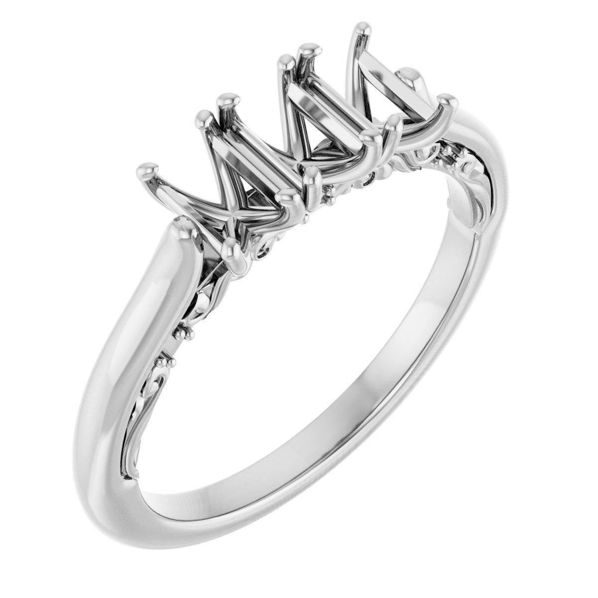 Three-Stone Anniversary Band