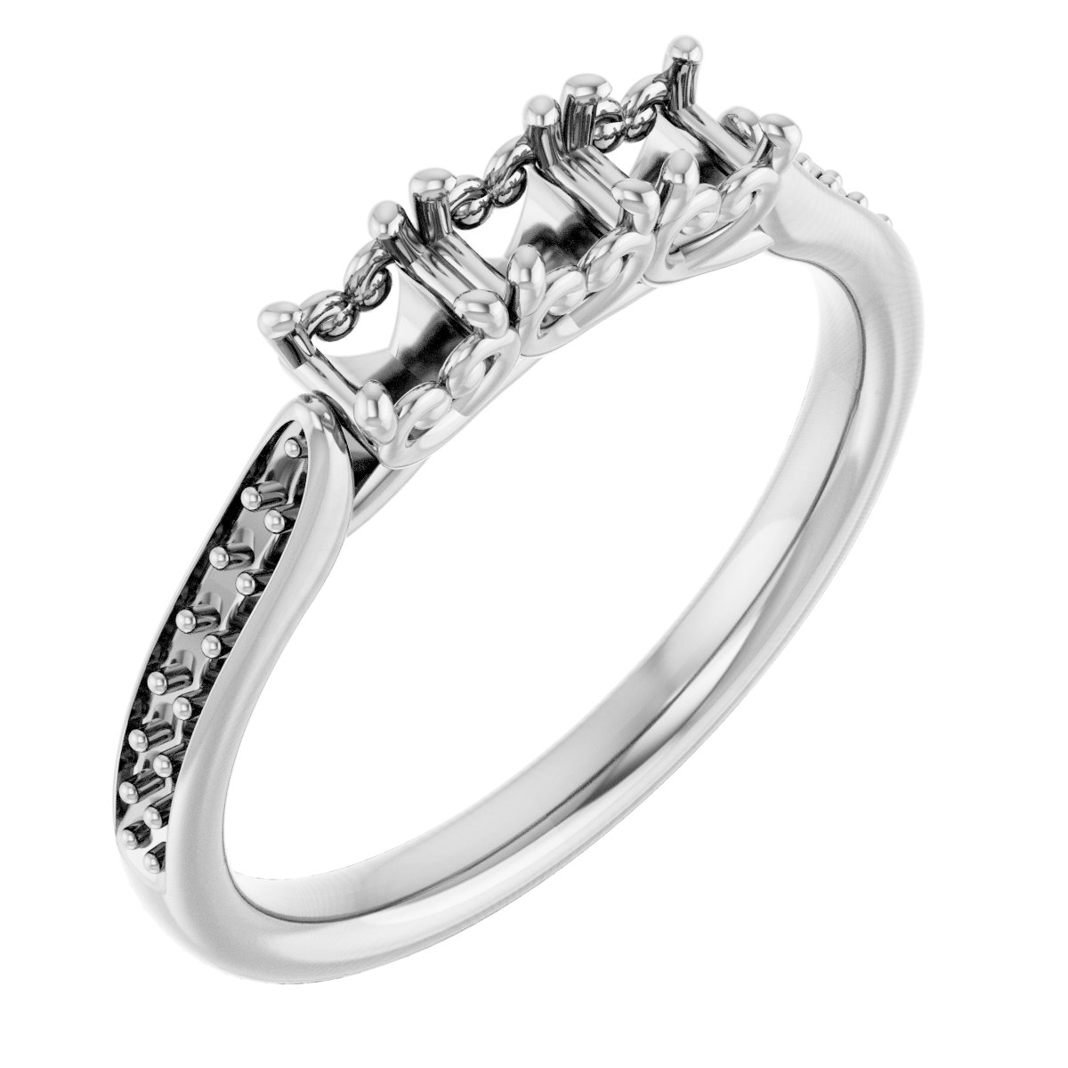 Three-Stone Anniversary Band