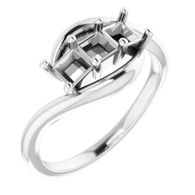 Three-Stone Bypass Ring