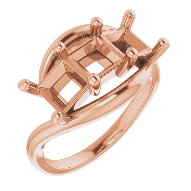 Three-Stone Bypass Ring