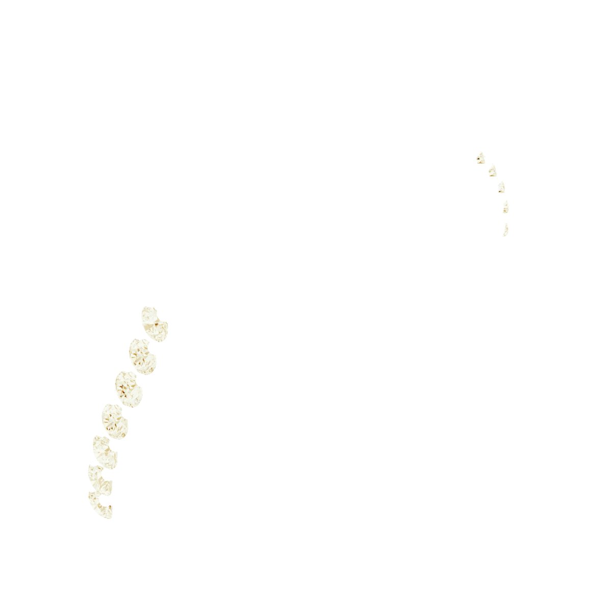 14K Yellow 1/6 CTW Natural Diamond Semi-Set Anniversary Band