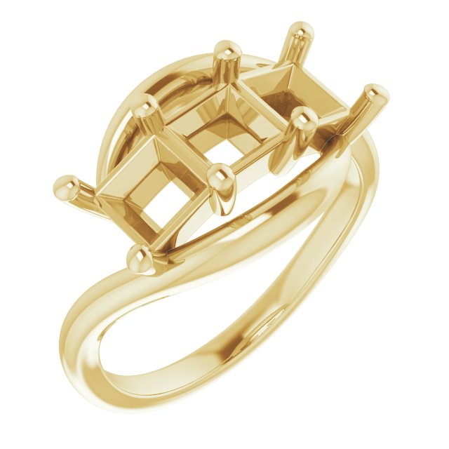 Three-Stone Bypass Ring