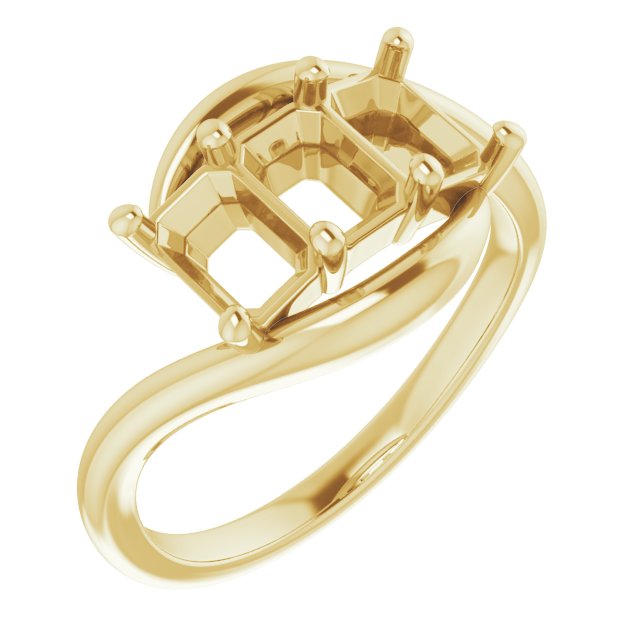 Three-Stone Bypass Ring