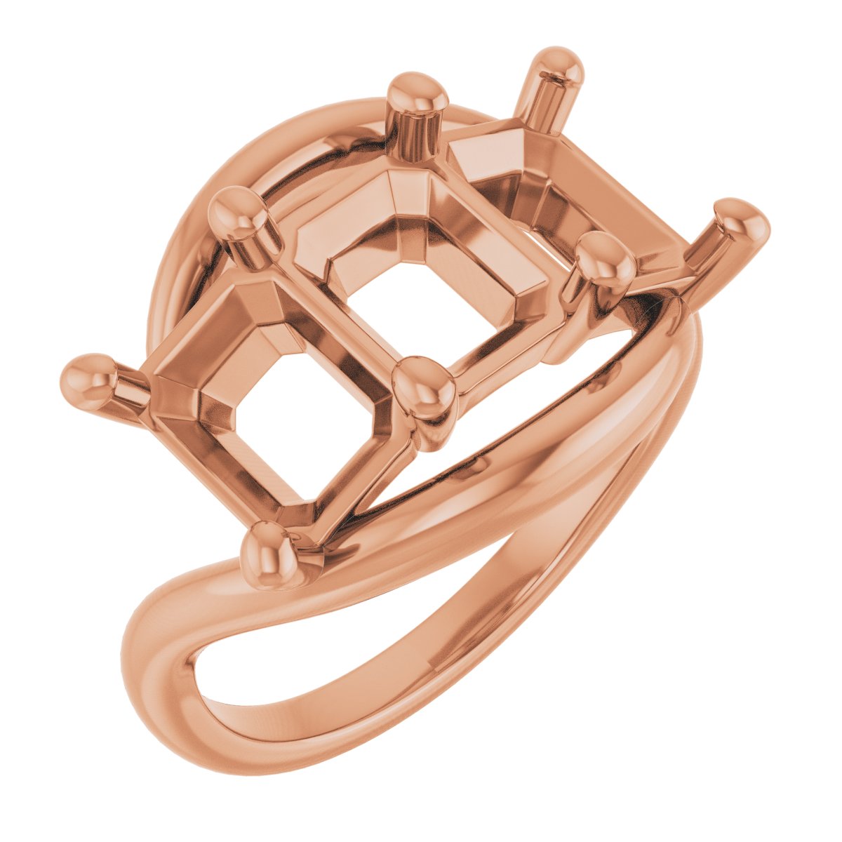 Three-Stone Bypass Ring