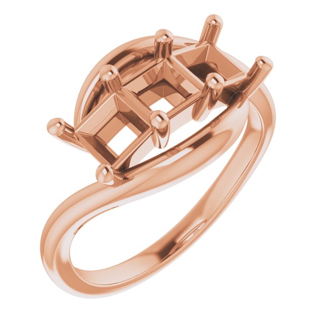 Three-Stone Bypass Ring