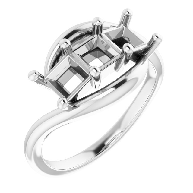 Three-Stone Bypass Ring