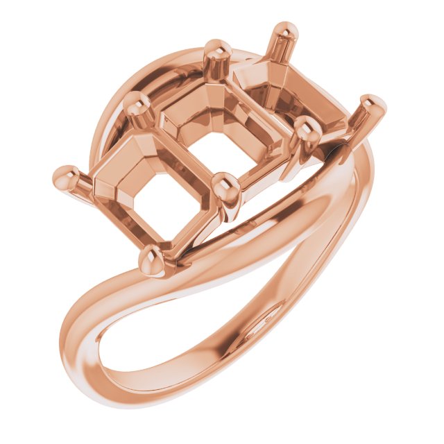 Three-Stone Bypass Ring