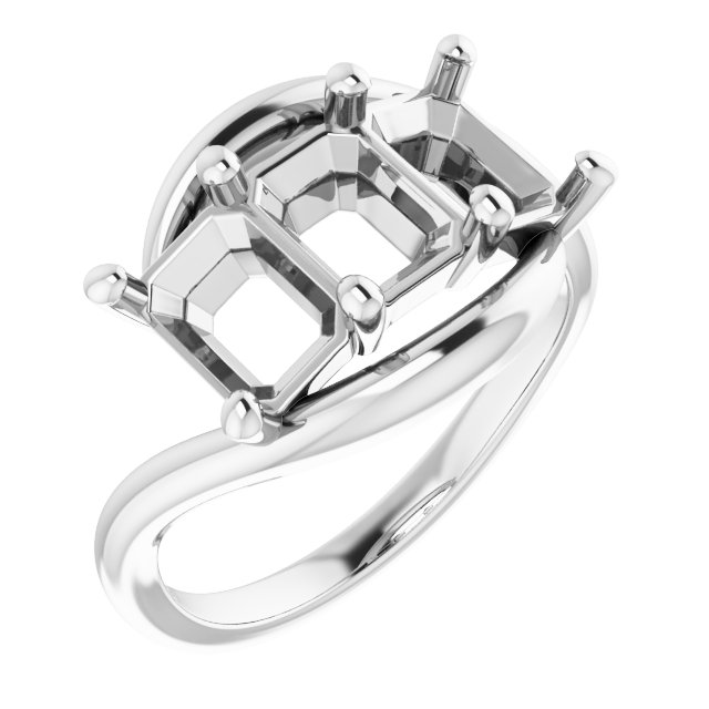 Three-Stone Bypass Ring
