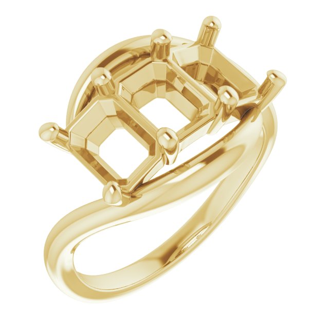 Three-Stone Bypass Ring