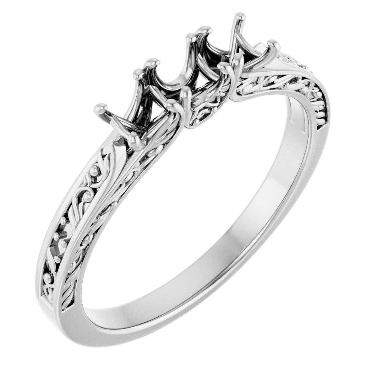 Three-Stone Anniversary Band