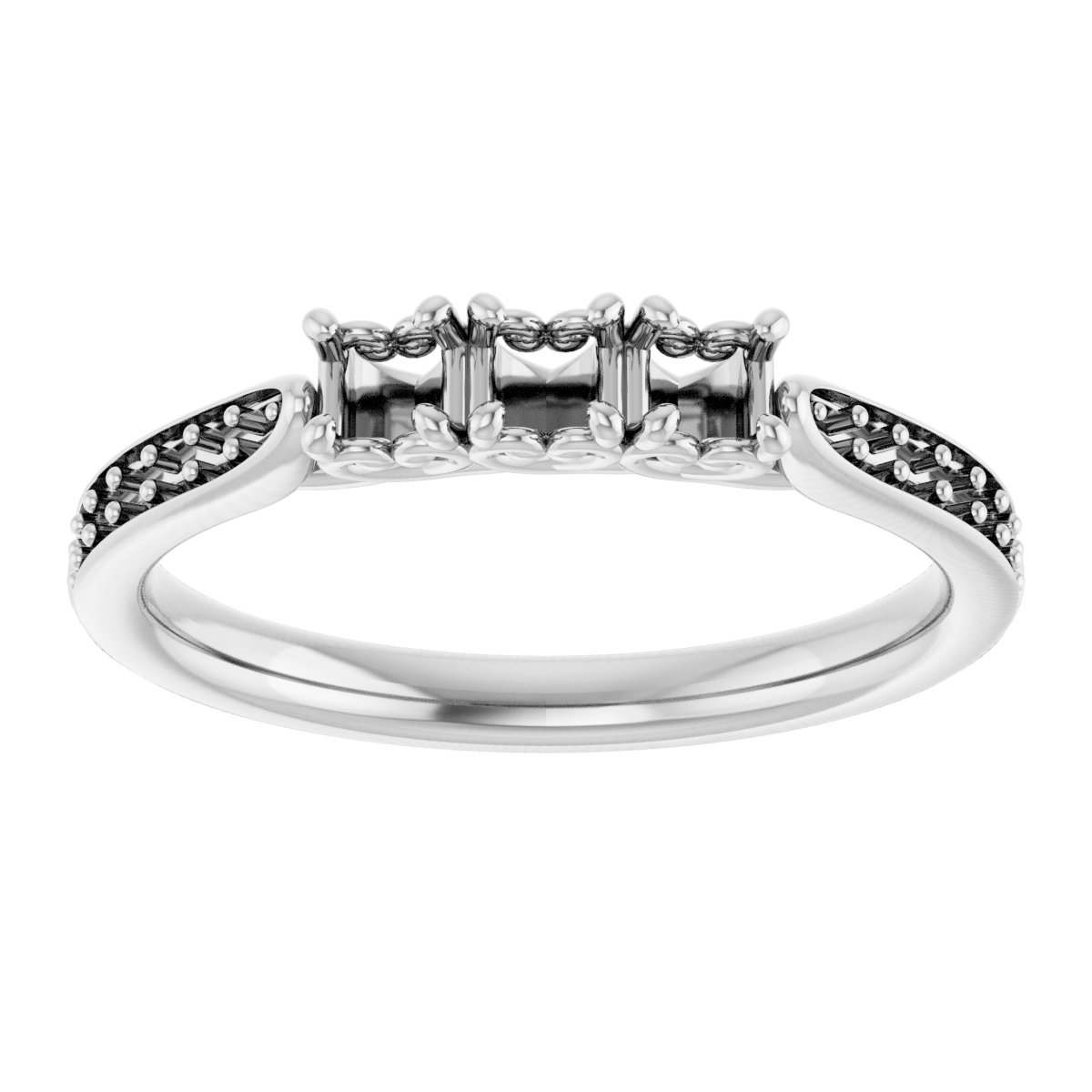 14K White 1/3 CTW Diamond Anniversary Band 