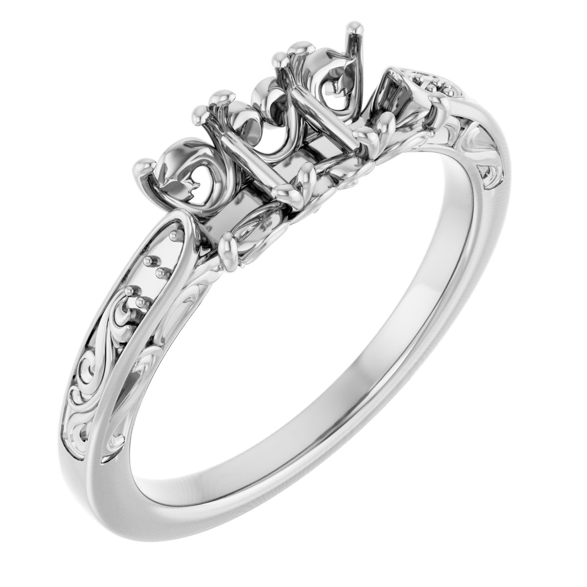 Three-Stone Anniversary Band