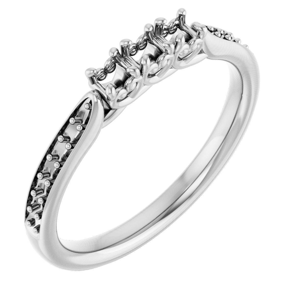 Three-Stone Anniversary Band