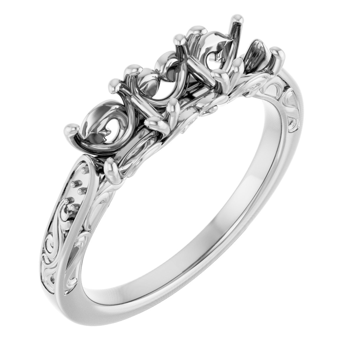 Three-Stone Anniversary Band