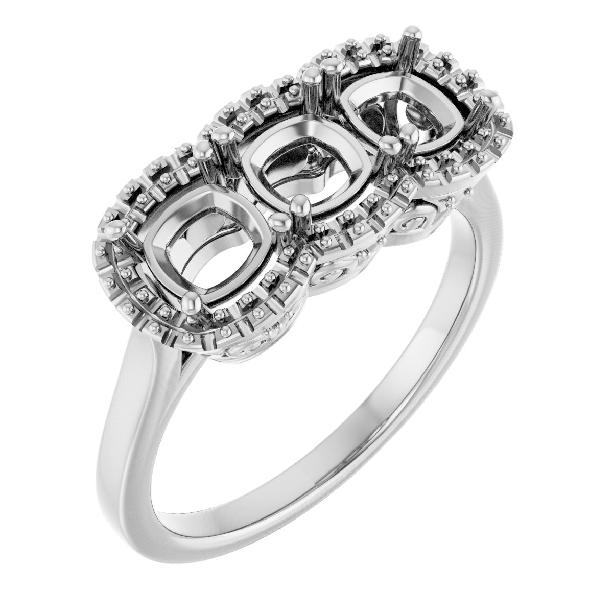 Three-Stone Anniversary Band