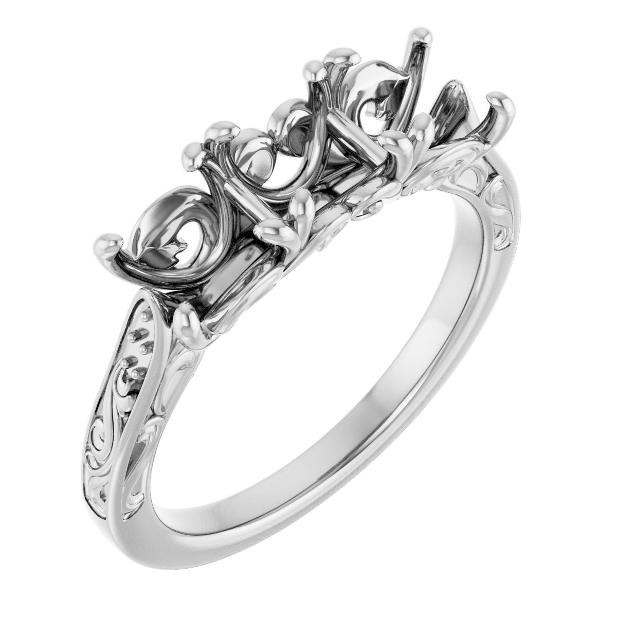 Three-Stone Anniversary Band
