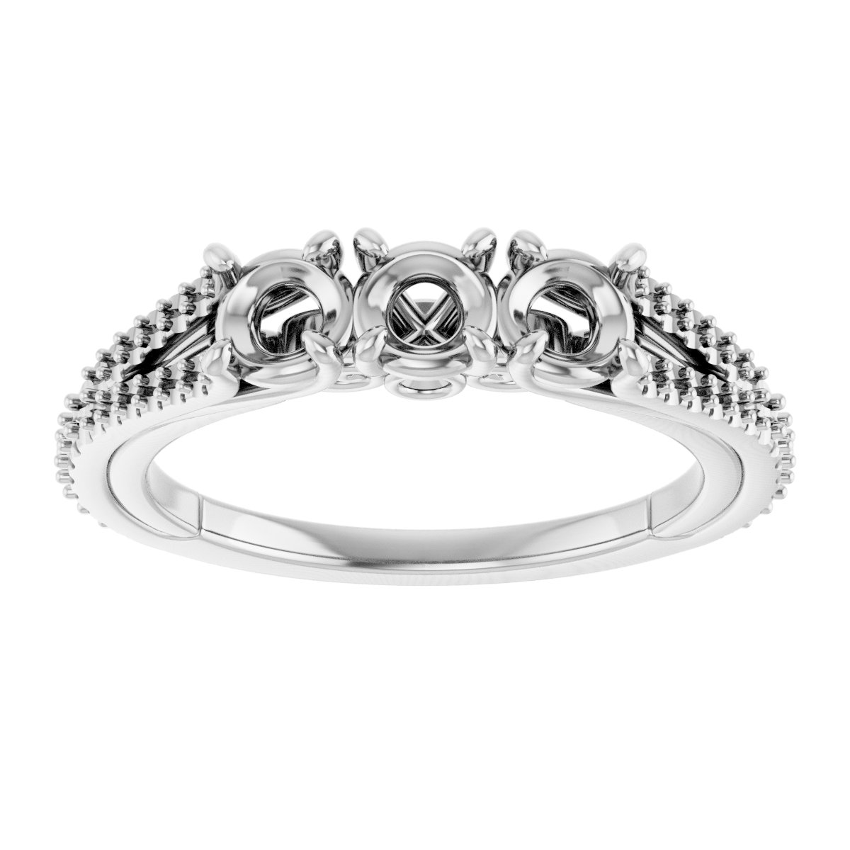 14K White & Yellow 1 CTW Diamond Anniversary Band