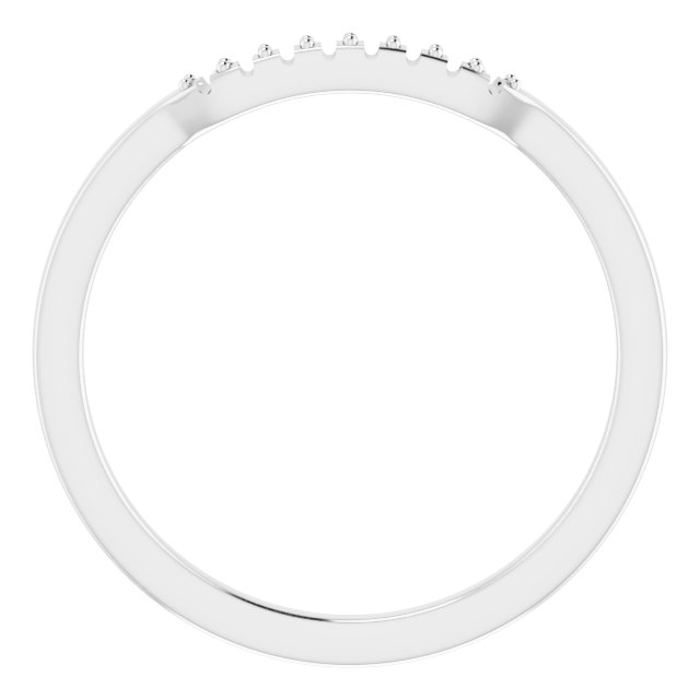 Band Mounting for 4 mm Square Ring view 2