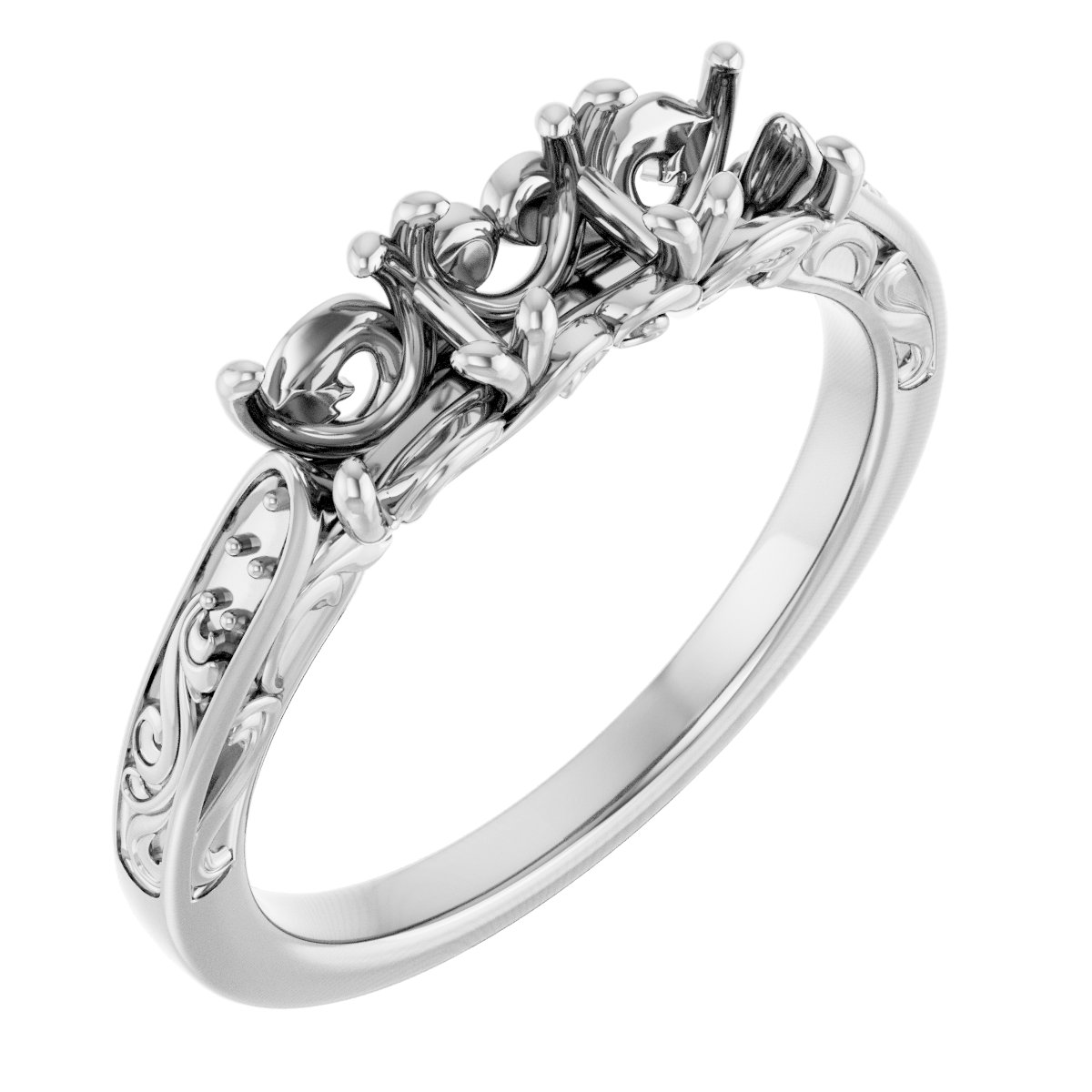 Three-Stone Anniversary Band