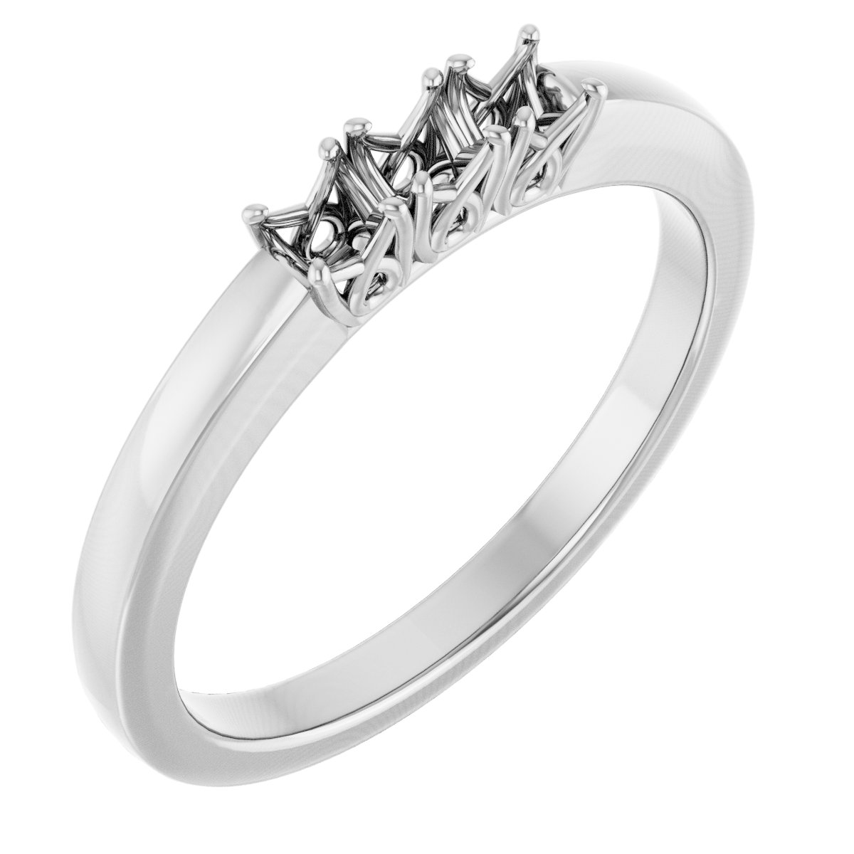 Three-Stone Anniversary Band