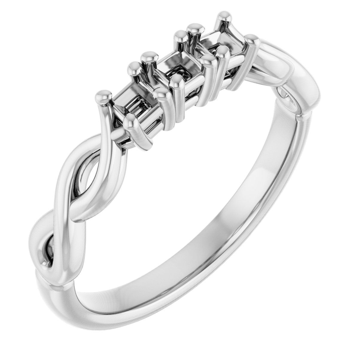 Three-Stone Anniversary Band