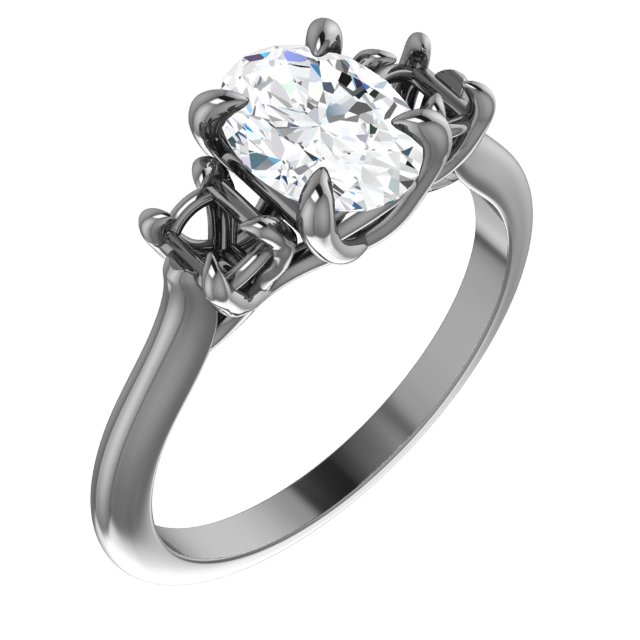 Three-Stone Engagement Ring alebo Band