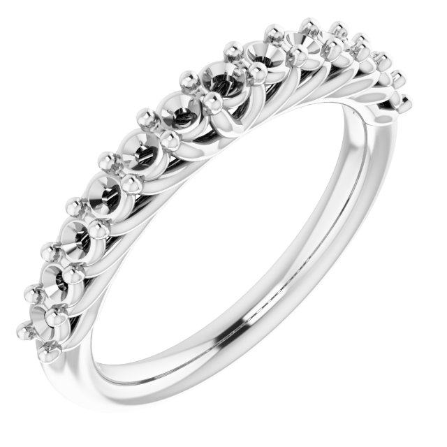 14K White 5/8 CTW Diamond Anniversary Band