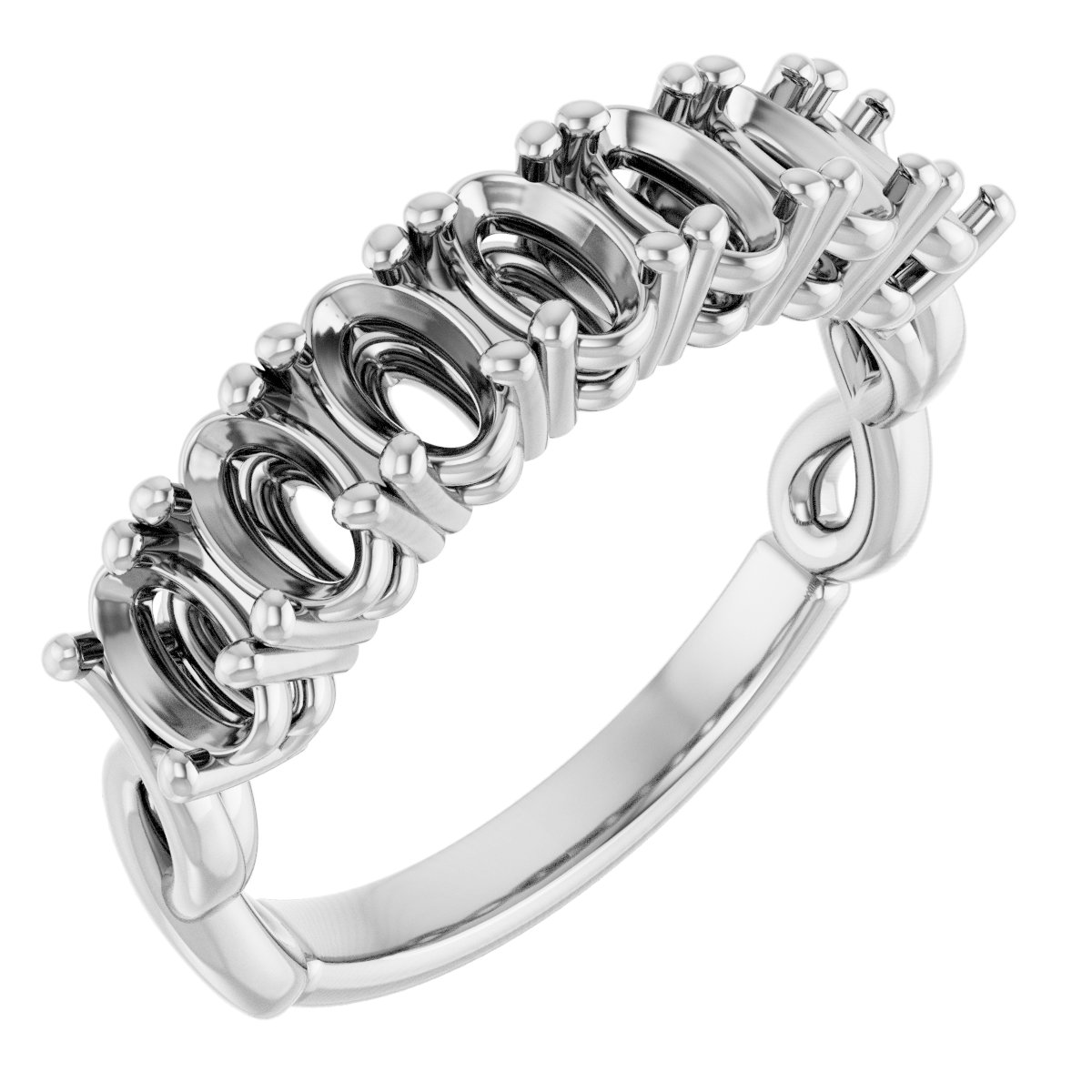 Seven-Stone Infinity-Inspired Anniversary Band