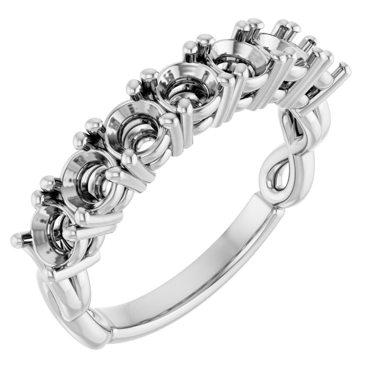 Seven-Stone Infinity-Inspired Anniversary Band