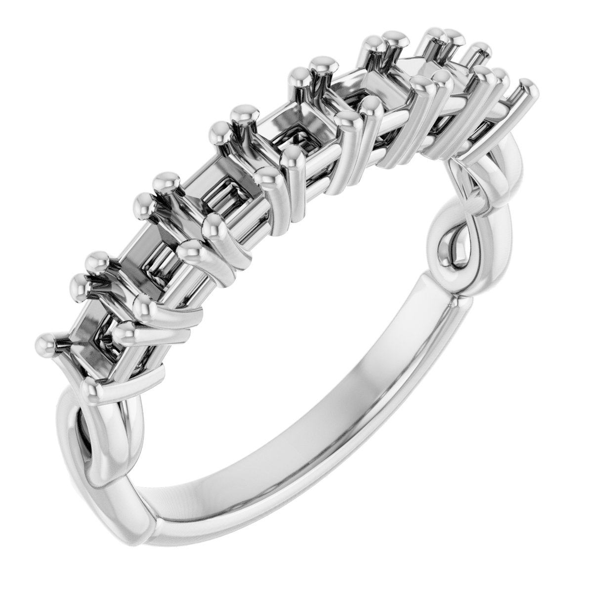 Seven-Stone Infinity-Inspired Anniversary Band