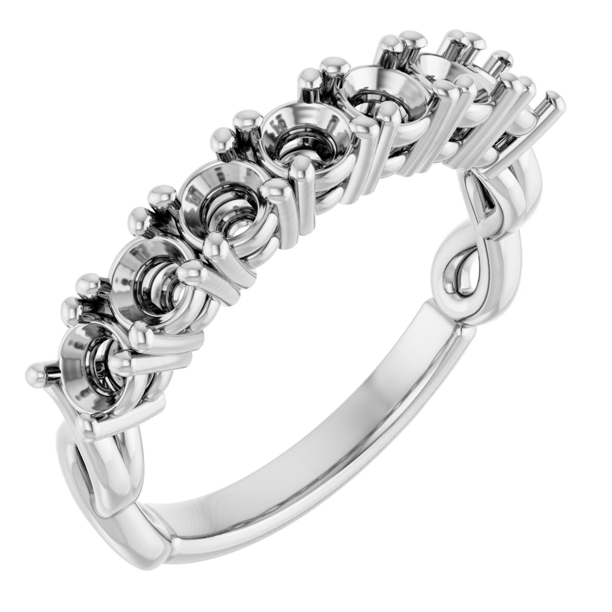 Seven-Stone Infinity-Inspired Anniversary Band
